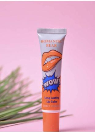 Тинт для губ romantic bear sweet orange1 фото