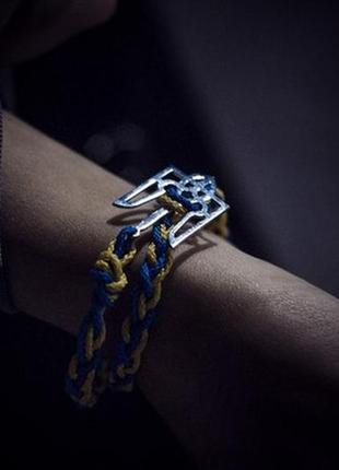 Браслет трезубная ручная работа (hand made)