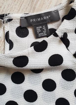 Крутая блуза в горох l primark5 фото