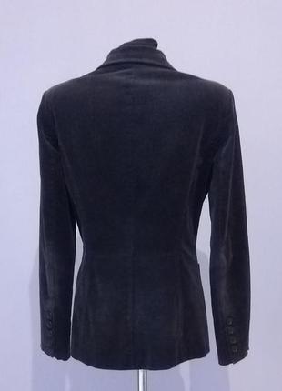 Вельветовий чорний піджак2 фото