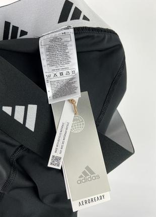 Шорти для тренувань занять спортом adidas techfit6 фото