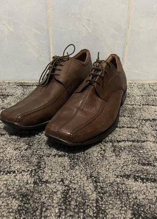 Чоловічі шкіряні туфлі clarks 43р