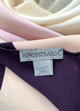 Шелковый платок sportmax от max mara италия 100 % шелк5 фото