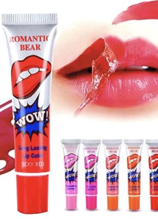 Тинт для губ romantic bear, 15 гр. sexy red