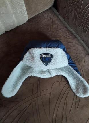 Тепла шапка на хлопчика