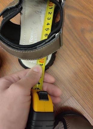 Нові. босоніжки на хлопчика 22 см. сандалі для хлопчика7 фото