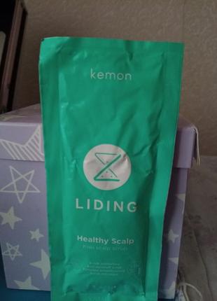 Скраб для шкіри голови kemon liding healthy scalp kiwi scalp scrub