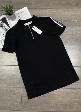 Нова фірмова футболка поло jameson carter zip placket short sleeve polo shirt