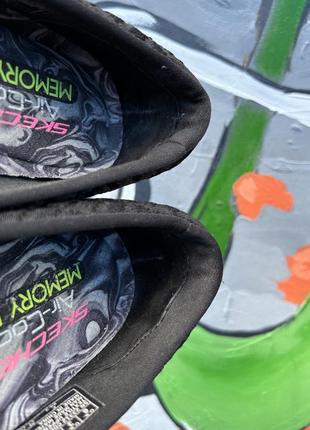 Skechers air-cooled летние кроссовки 36 размер мокасины черные4 фото