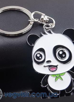Брелок для ключей панда panda нерж. сталь  подарок