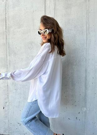 Рубашка - шелк армани♥️ (в цветах)2 фото