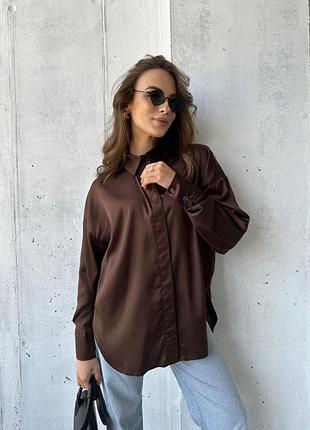 Рубашка - шелк армани♥️ (в цветах)7 фото