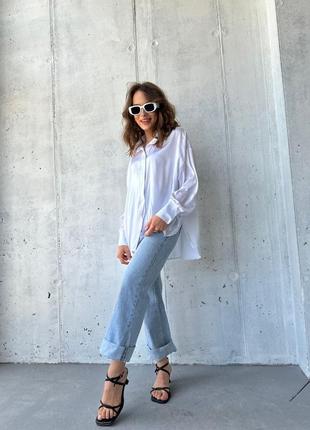 Рубашка - шелк армани♥️ (в цветах)3 фото