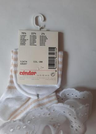 Носки с кружоном носки с кружевом eu 27-31 condor2 фото