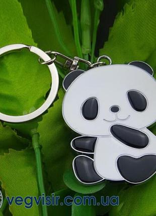 Брелок для ключей панда panda нерж. сталь подарок