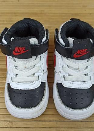 Кросівки - пінетки nike court borough mid 2 розмір 19,5 (12 см.)2 фото