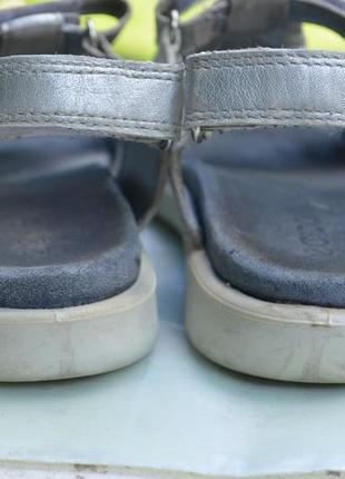 Кожаные сандали ecco р. 35 по стельке 22,5 см7 фото