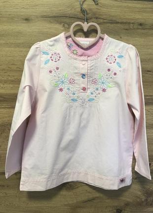 Вишита блузка для дівчинки 5-6 років по низькій ціні