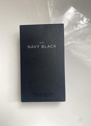 Мужской парфюм zara navy black 100ml