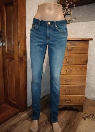 Джинсы слим zara woman premium denim wear collection.