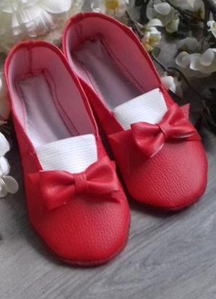 Красные чешки для девочек