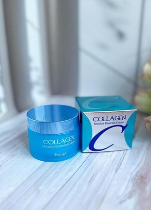 Крем увлажняющий с коллагеном enough collagen moisture essential cream, 50 ml2 фото