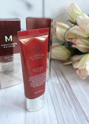 Бб крем missha m perfect cover bb cream spf 42 pa+++ no. 21, 234 фото