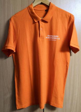 Яркая качественная футболка b&c inspire polo, размер м