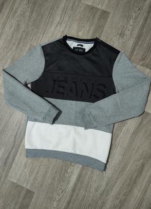 Мужской свитшот / кофта / armani jeans / свитер / джемпер / мужская одежда /