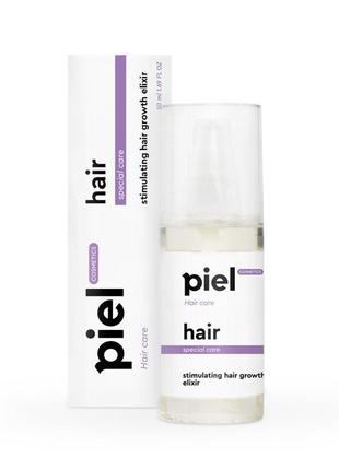 Еліксир-сироватка для зміцнення та росту волосся piel hair serum 50 мл1 фото