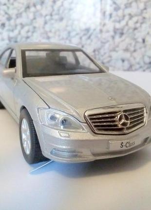 Мерседес 600 mercedes s600 w221 машинка металл свет звук