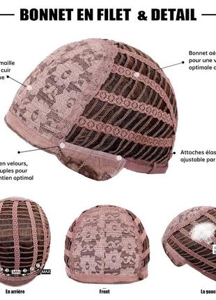 Парик рыжий коричневый шатен брюнет блонд русый длинный прямой волнистый каскад с...