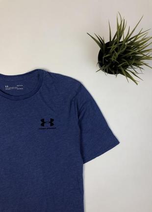 Футболка андер армор under armour l синя2 фото