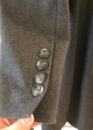 Шерстяное стильное пальто, размер l3 фото