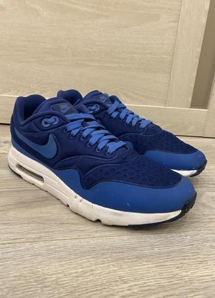 Кросівки nike air max 1 ultra trainers in blue 845038-400 оригінал3 фото