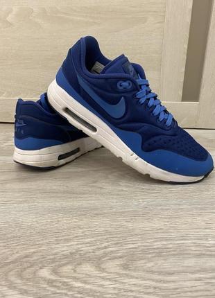 Кросівки nike air max 1 ultra trainers in blue 845038-400 оригінал4 фото
