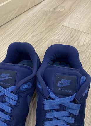 Кросівки nike air max 1 ultra trainers in blue 845038-400 оригінал8 фото