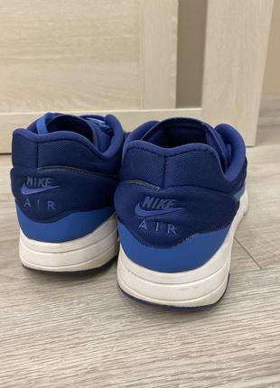 Кросівки nike air max 1 ultra trainers in blue 845038-400 оригінал6 фото