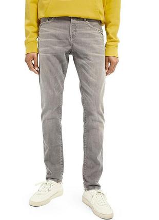 Стильные качественные джинсы jack &amp; jones glenn slim fit grey denim