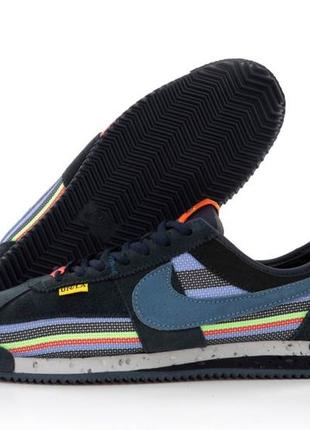 Nike cortez x union l.a blue grey, кроссовки мужские найк кортез, кроссовки мужественные найк