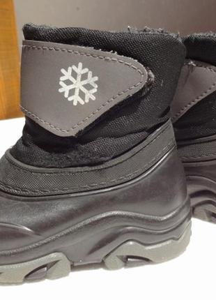 Baby shoes. непромокаемые сапоги еврозима на липучке 14 см стелька 22-23 размер2 фото
