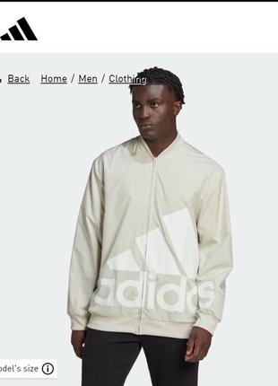 Вітровка бомбер віндбрейкер adidas чоловічий windbreaker1 фото