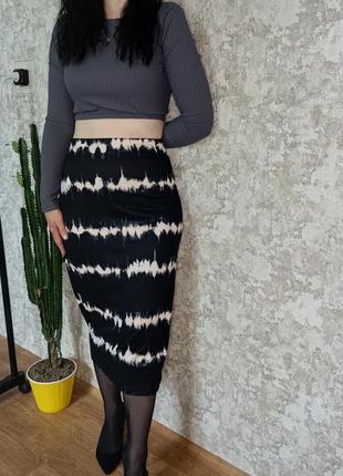 Трикотажная юбка миди размер l xl от primark