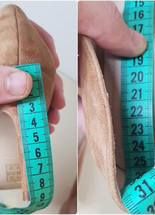 Туфли лодочки aldo натуральная замша кожа 38 размер новые8 фото