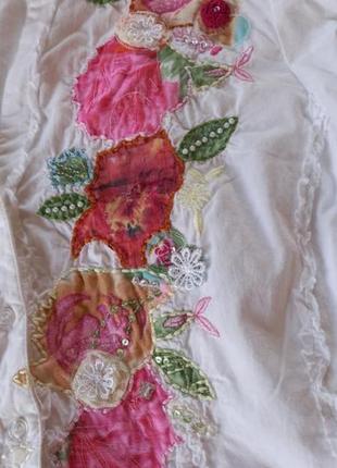 Блуза per una вышивка, декор ручной работы8 фото