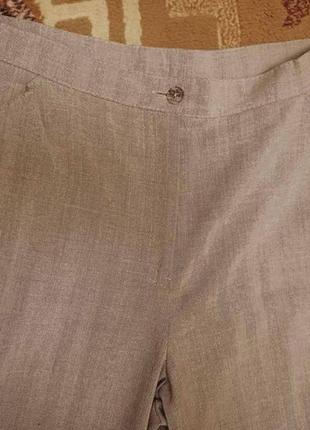 Класичні літні штани прямого крою 44 -46 розміру2 фото