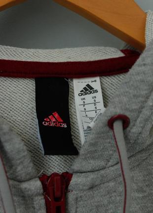 ▪️adidas originals мужское худые ▪️на молнии zip кофта за капюшоном адидас серое с s м5 фото