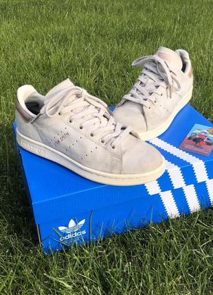 Детские кожаные кроссовки adidas stan smith trainers soft