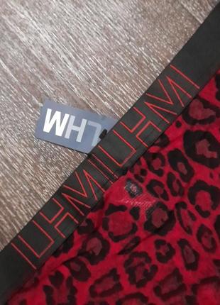 Брендові нові чоловічі  просвічують труси боксери р.l / xl  , звіриний принт , широка резинка6 фото