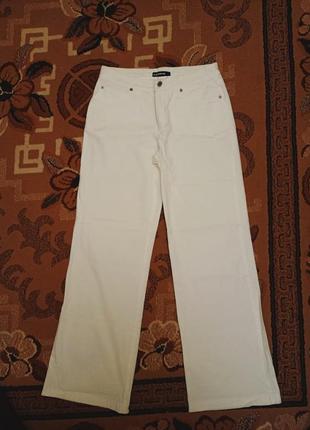 Білі штани прямого крою cambio jeans  44-46 розміру
